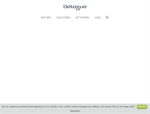 Tablet Screenshot of delogue.com
